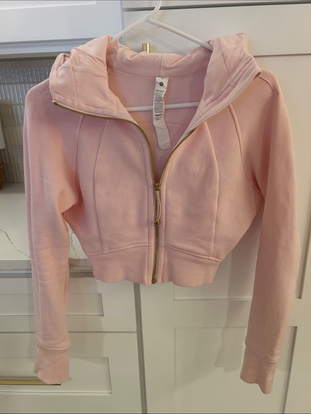 Lululemon Scuba Full-Zip Cropped Hoodie